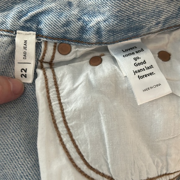 PACSUN two-tone dad jeans. Size 22 - Picture 9 of 9